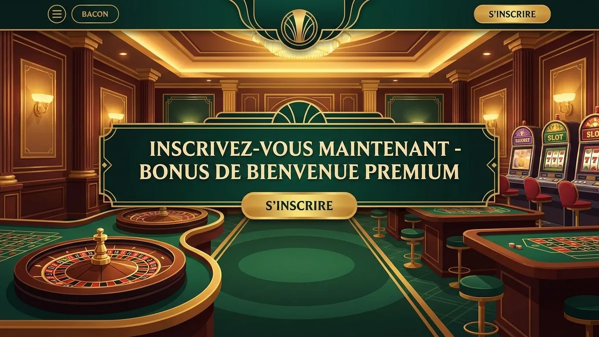 Inscription avec bonus